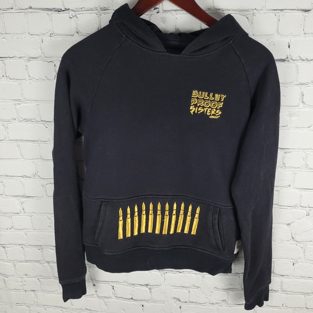 HELLZ | "Bullet Proof Sisters" embroidered hoodie